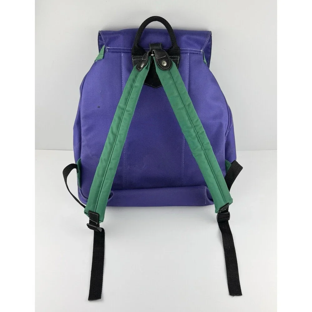Vintage United Colors of Benetton Colorful Backpack Daypack Nylon Unisex Rare